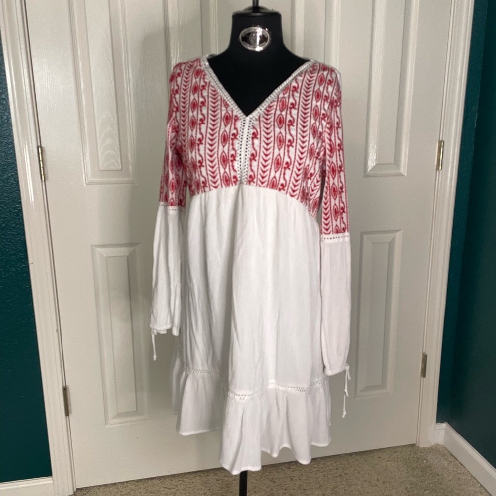Marion Indiana Jones inspired embroidered dress